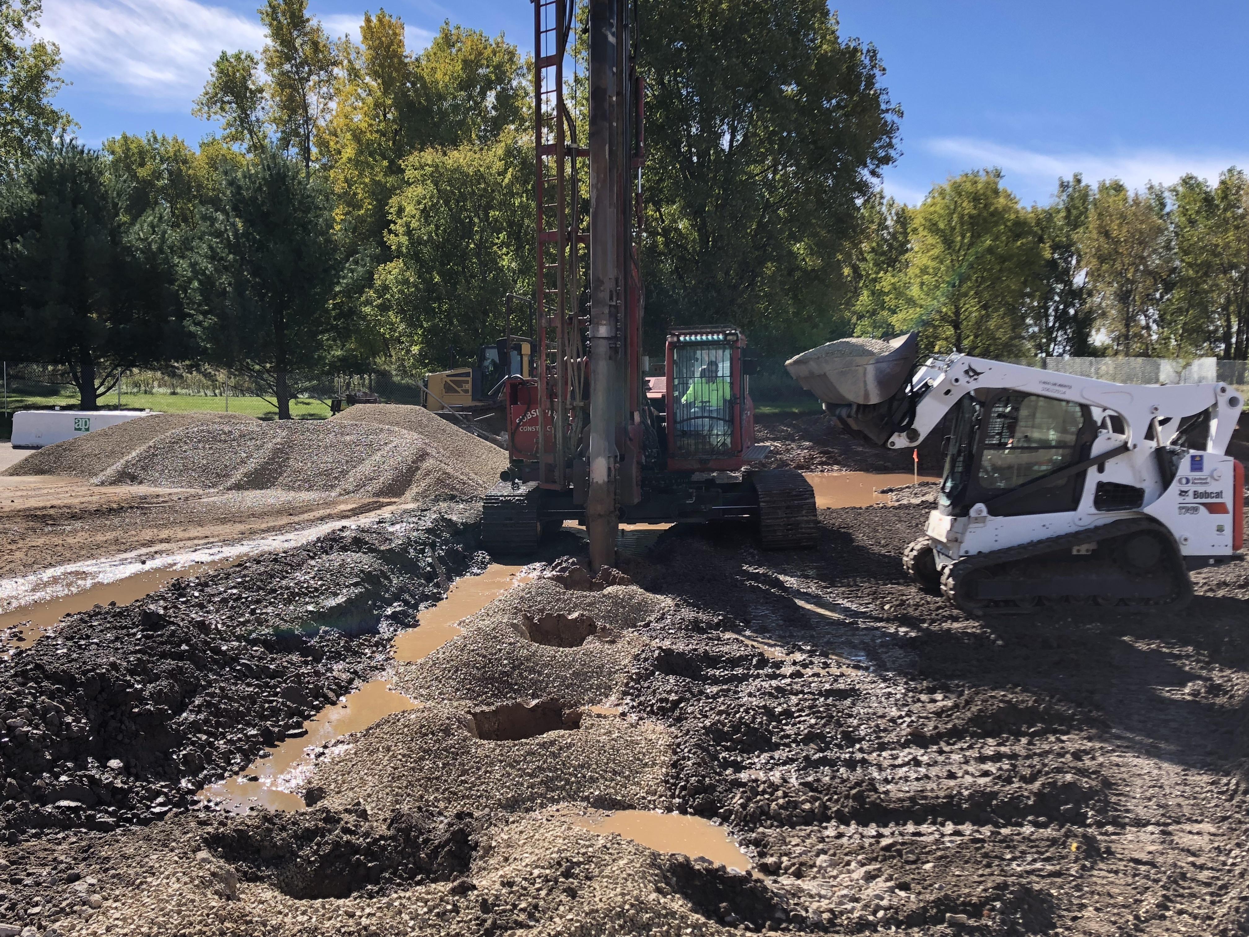 Castle Elementary School ground improvement